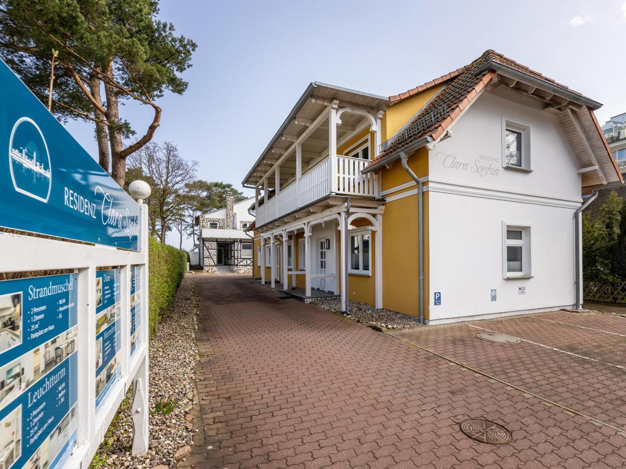 Ferienwohnung Meeresbrise In Der Residenz Clara Sophia Ostseebad Ostseebad Binz Exterior foto